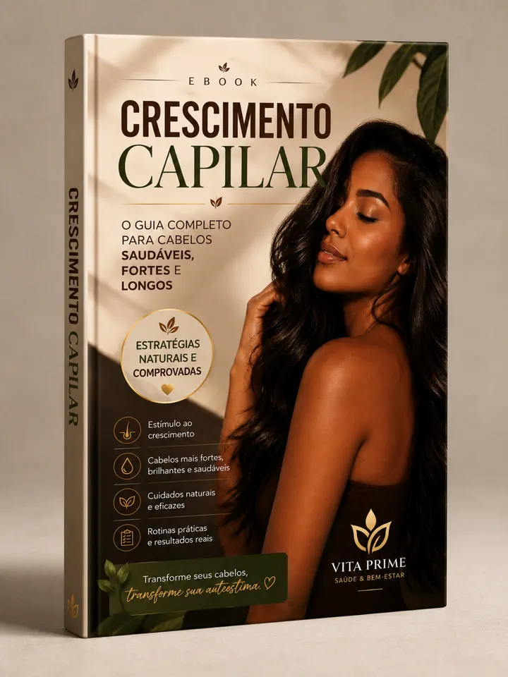 Capa do ebook Código do Cabelo Longo — guia completo de crescimento capilar da Vita Prime